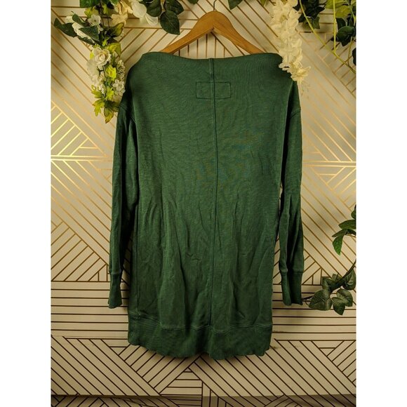 Anthropologie Pilcro Letterpress Mock Neck Sweater pullover Green Size XS - Picture 8 of 8